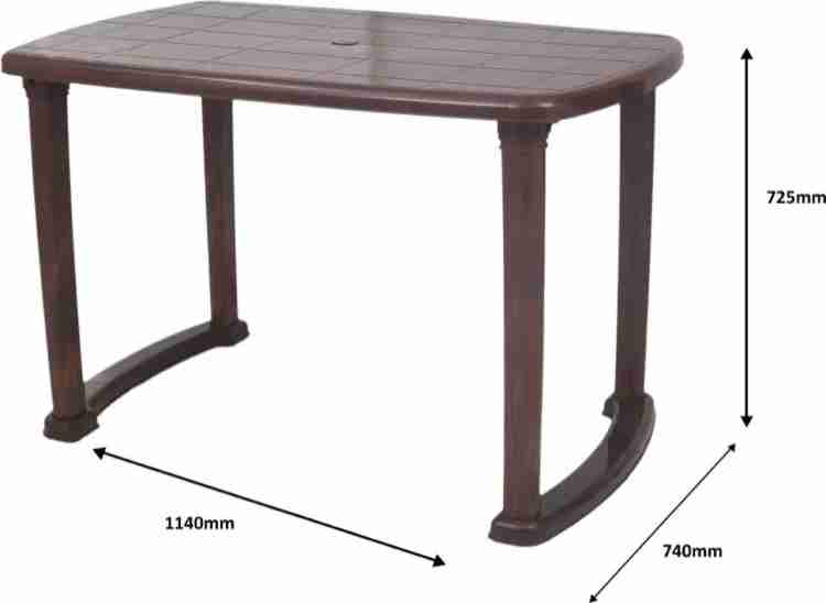 National plastic dining online table price