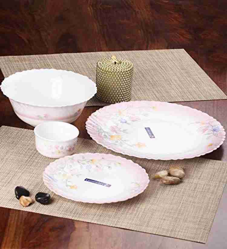 Arcopal Pack of 27 Ceramic Dinner Set (Set of 27 Elise) Dinner Set Price in  India - Buy Arcopal Pack of 27 Ceramic Dinner Set (Set of 27 Elise) Dinner  Set online at