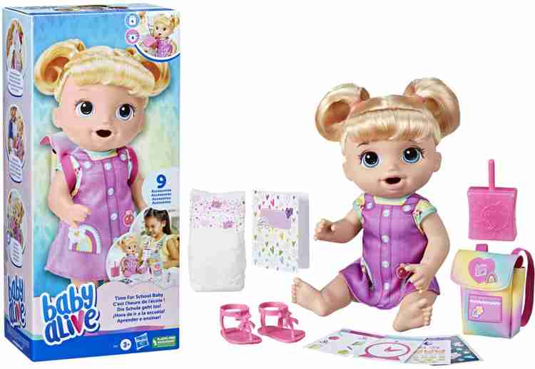 Baby Alive Time for School Baby Doll Set Back to School Toys for