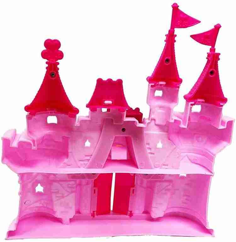 MIMY Unicorn Castle Doll House Play Toy Set for Girls with Home