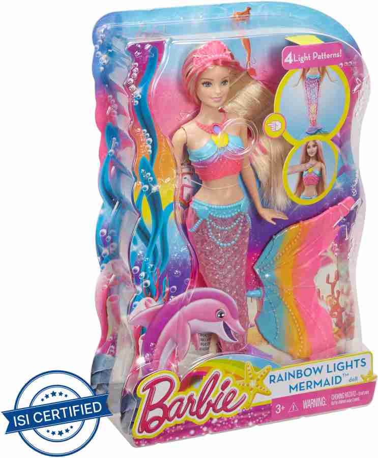 Rainbow best sale mermaid barbie