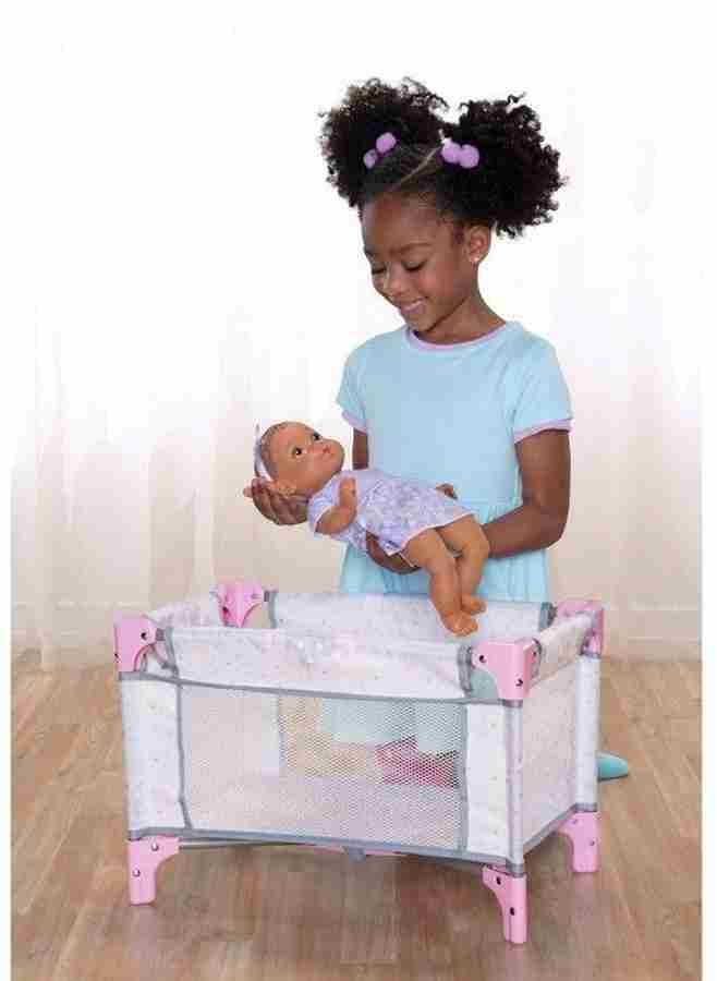 Perfectly cute baby doll folding crib shop and playpen