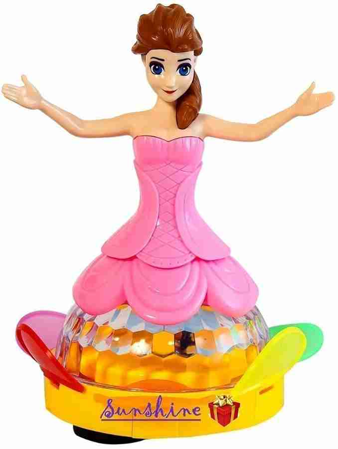 latest radhe Princess Doll with 4D Lights and Music Flashing