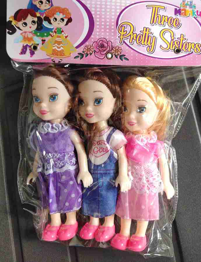 Three barbie top sisters