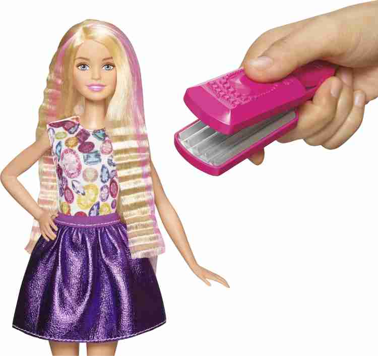 Barbie with 2024 crimped hair