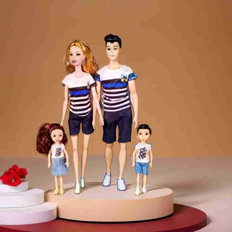 Tarak Family Doll Set barbie doll set for kids barbie play set Family Doll Set barbie doll set for kids barbie play set Buy barbie doll set toys in India