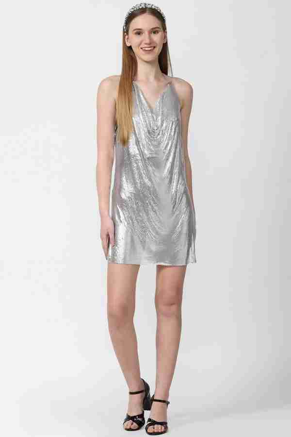 Forever 21 silver dress cheap