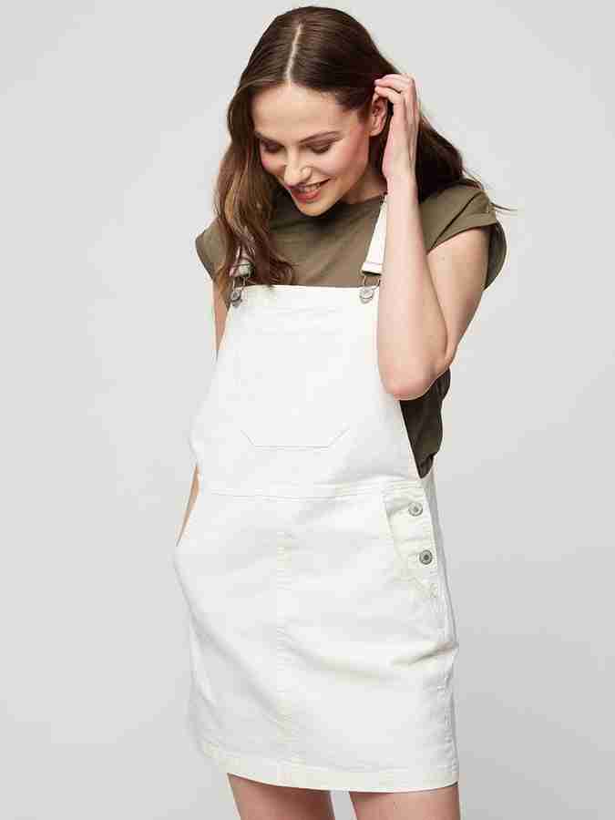 DOROTHY PERKINS Women Pinafore White Dress Buy DOROTHY PERKINS Women Pinafore White Dress Online at Best Prices in India Flipkart