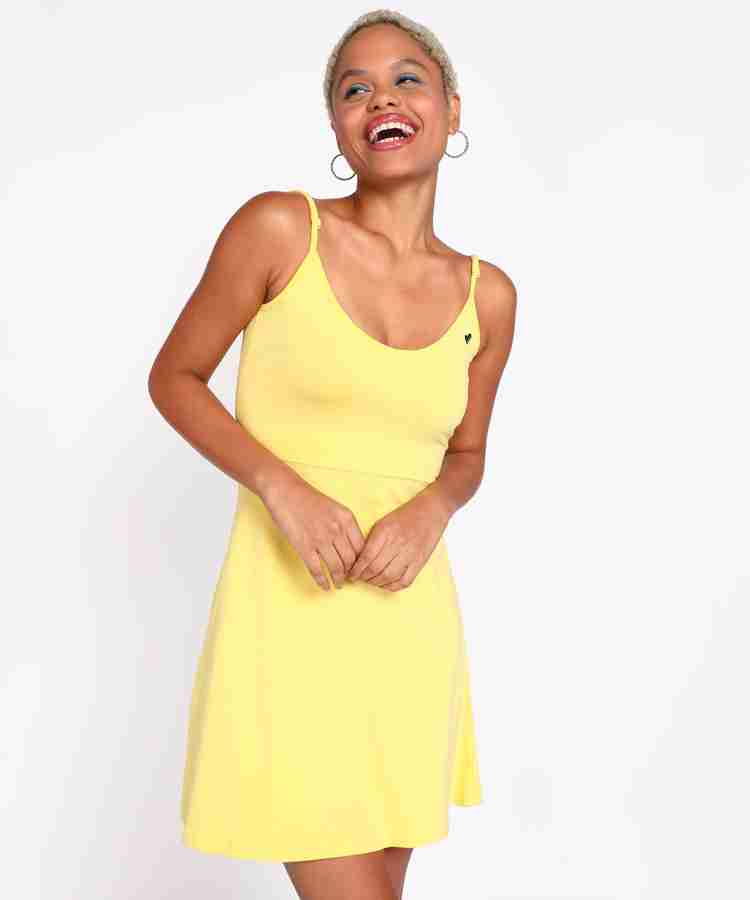 Forever 21 long yellow dress hotsell