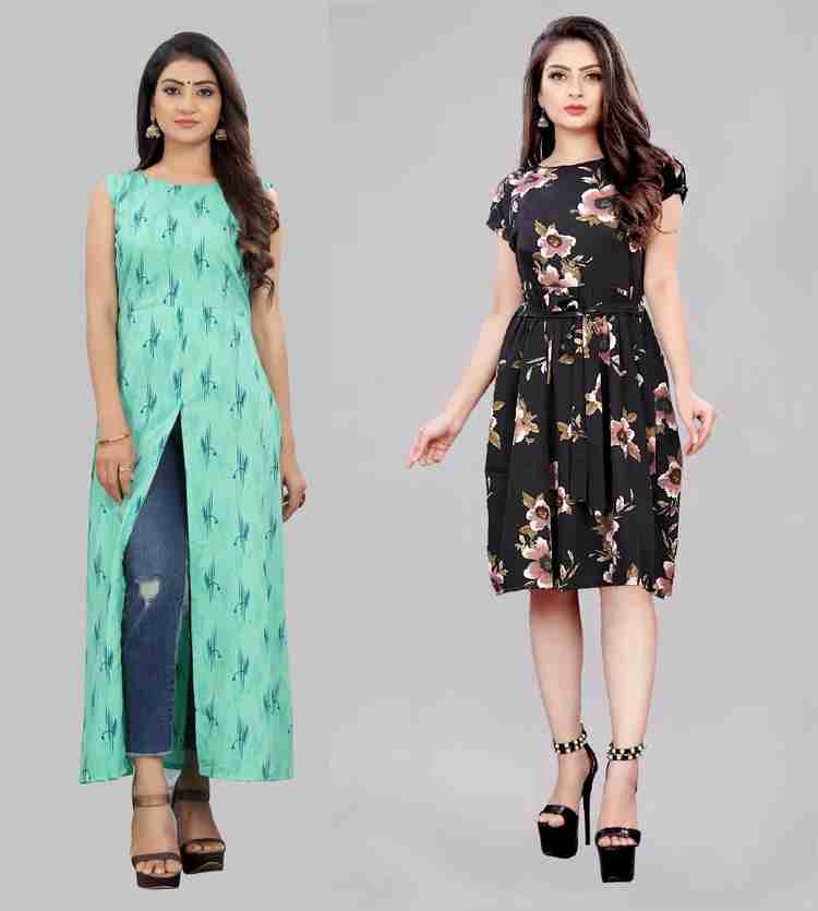 Flipkart ladies party wear dresses deals
