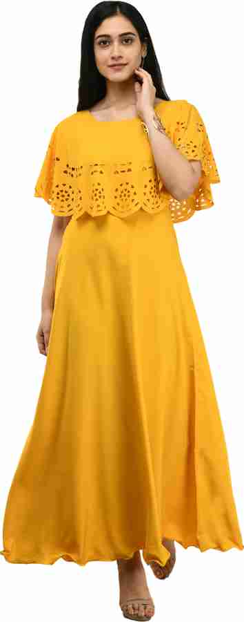 Flipkart yellow cheap dress
