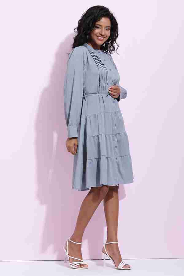 Mango grey dress sales