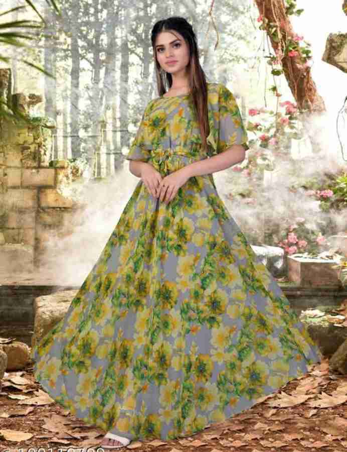 Flipkart western long dress shop