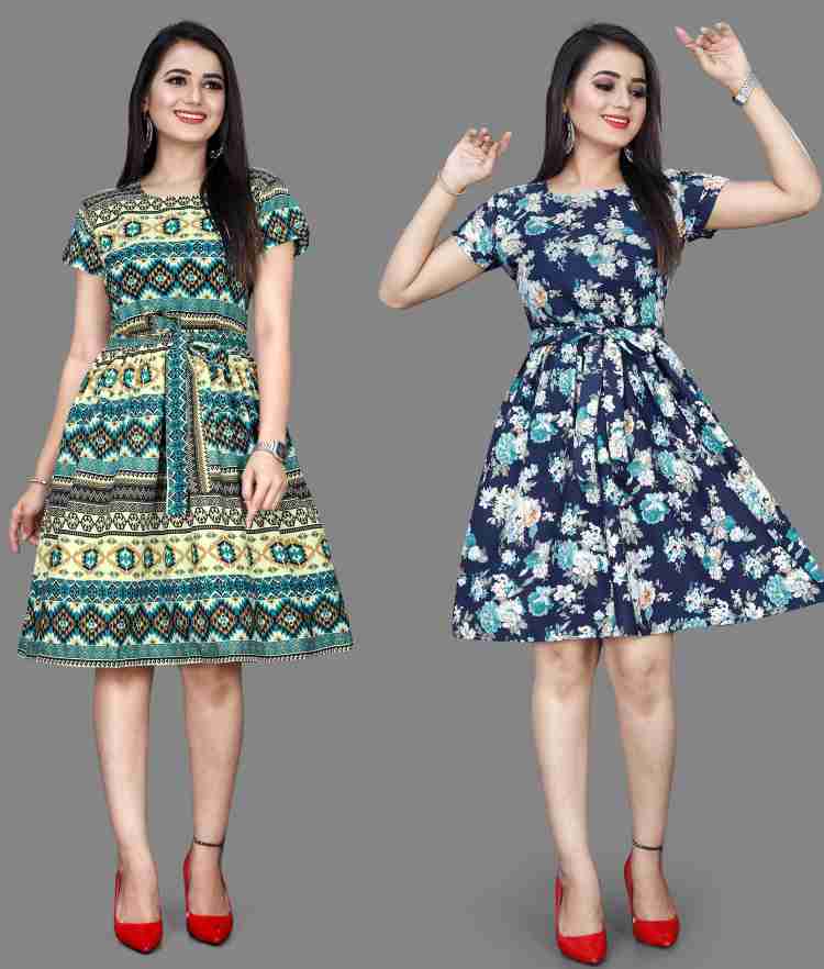 Fit And Flare Womens Dresses - Buy Fit And Flare Womens Dresses Online at  Best Prices In India