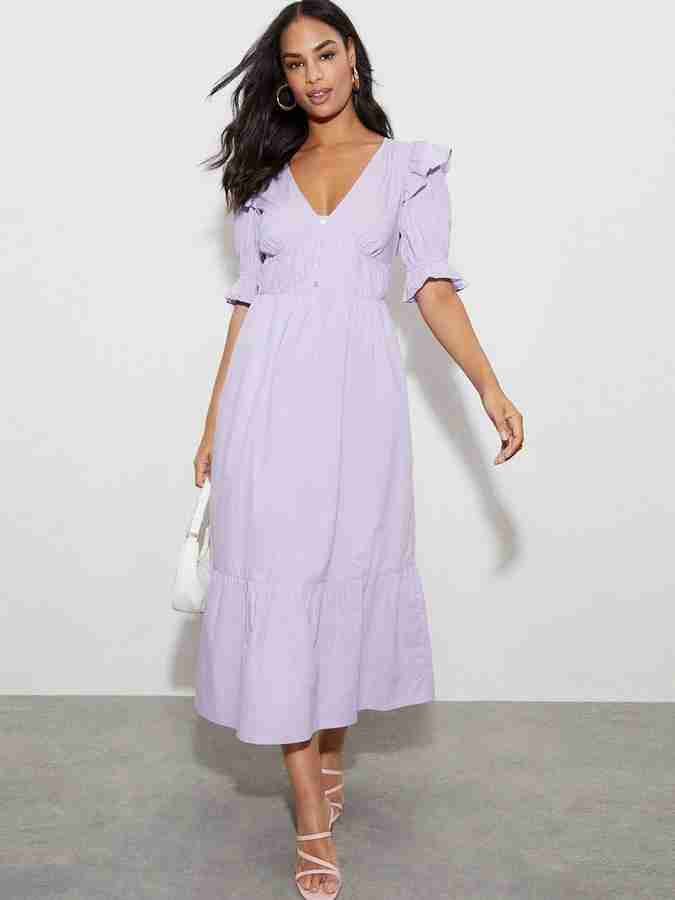 DOROTHY PERKINS Women A line Purple Dress Buy DOROTHY PERKINS Women A line Purple Dress Online at Best Prices in India Flipkart