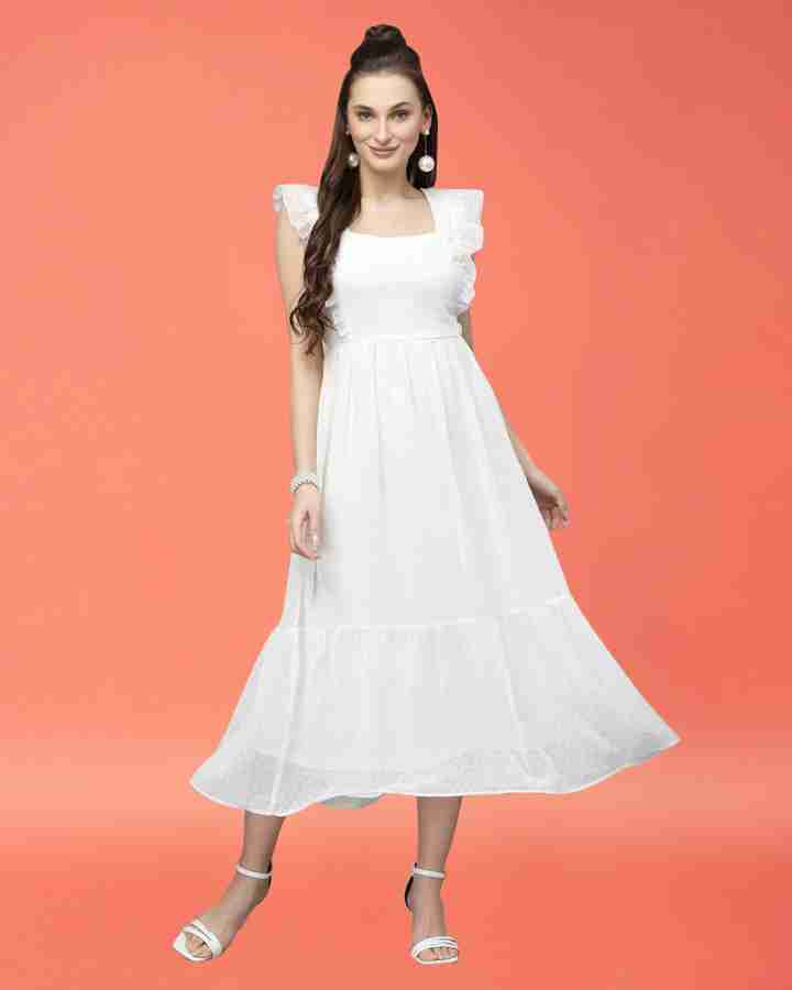 Flipkart white dress hotsell