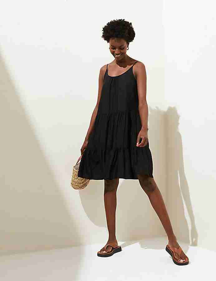 Marks and spencers black dresses top