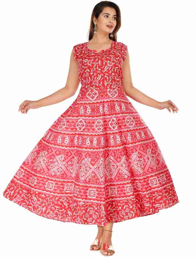 Flipkart long midi dress discount