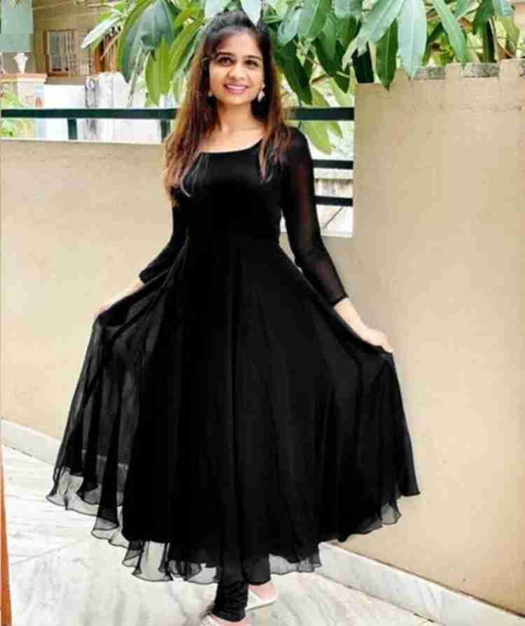 Flipkart long frock deals for ladies