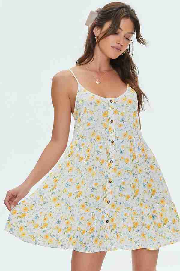Forever 21 store yellow dress