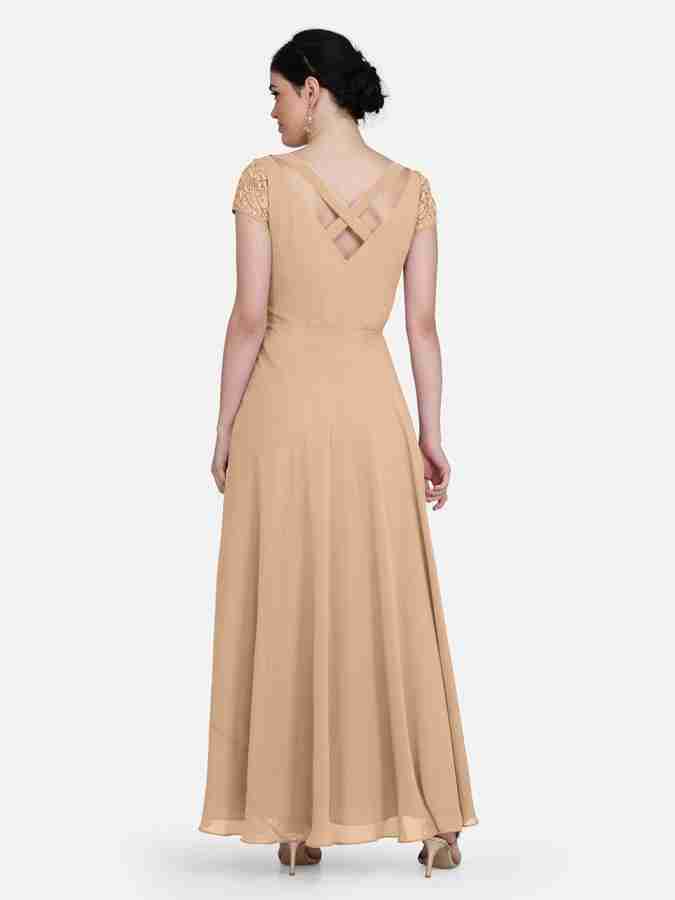 Buy Beige Dresses & Gowns for Women by KIYA Online