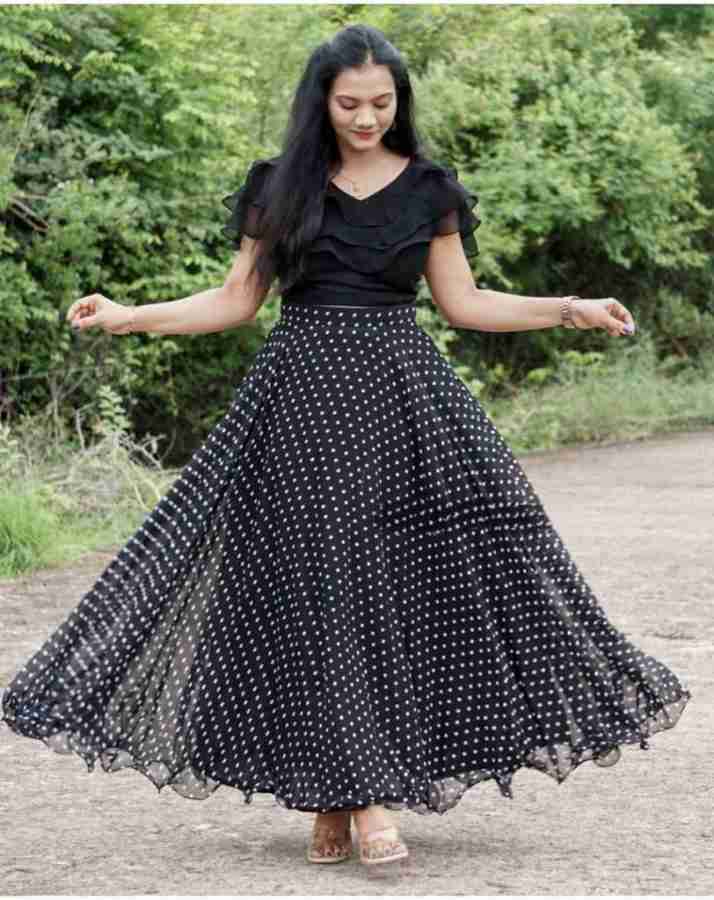 Dishitha Polka Print Stitched Lehenga Crop Top Buy Dishitha Polka Print Stitched Lehenga Crop Top Online at Best Prices in India Flipkart