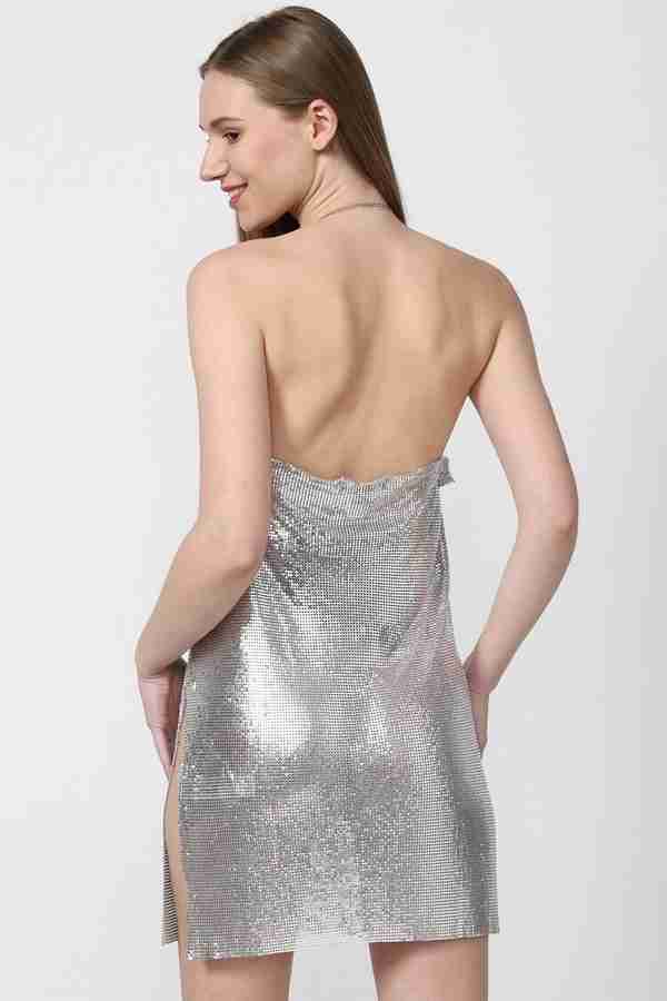 Forever 21 silver dress outlet