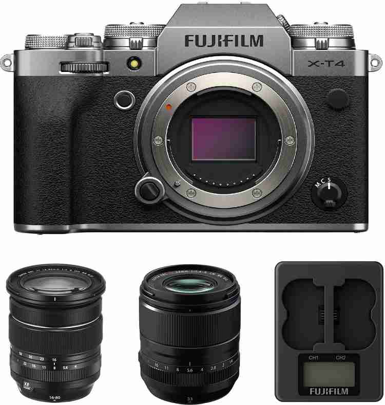 FUJIFILM Mirrorless X-T4 Mirrorless Camera Body with XF16-80mm and 