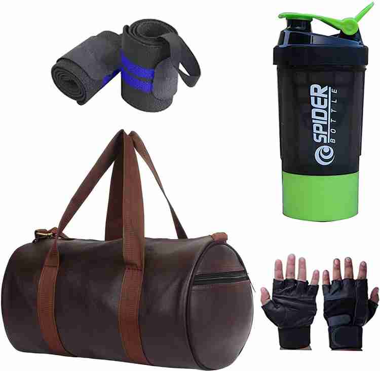 Gym top bag gloves