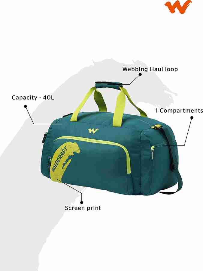 wildcraft duffle bag 40l