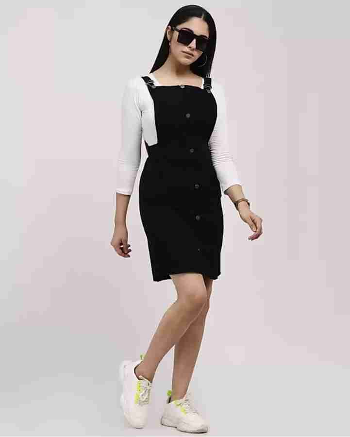 ColorMeGorgeous Women Black White Dungaree Buy ColorMeGorgeous Women Black White Dungaree Online at Best Prices in India Flipkart