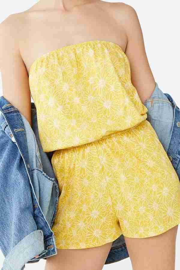FOREVER 21 Women Yellow Romper Buy FOREVER 21 Women Yellow Romper Online at Best Prices in India Flipkart
