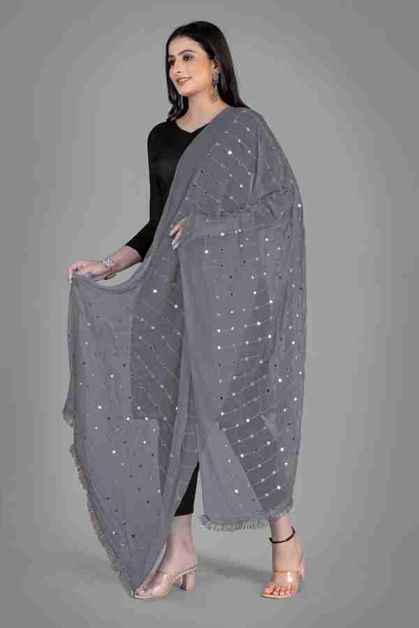 Kemza Chiffon Embellished Women Dupatta - Buy Kemza Chiffon Embellished  Women Dupatta Online at Best Prices in India | Flipkart.com