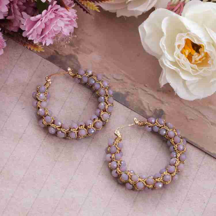 Pearl beaded earrings hotsell