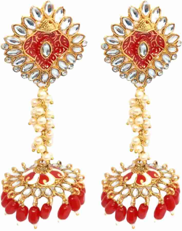 Flipkart Buy Muktagiri American Diamond Earrings Platted