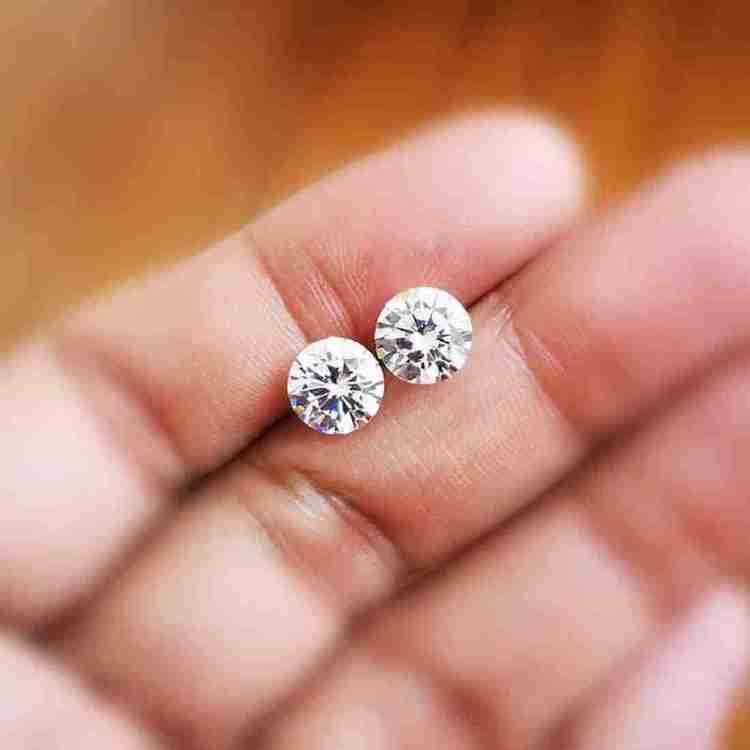 One stone earrings discount