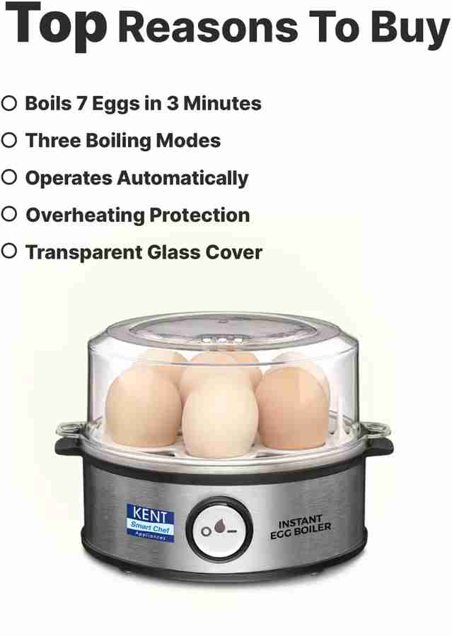 KENT Instant Egg Boiler 116020 Egg Cooker