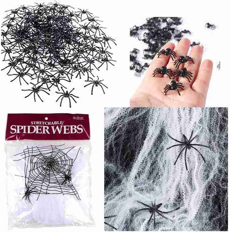 Fake spiders halloween deals