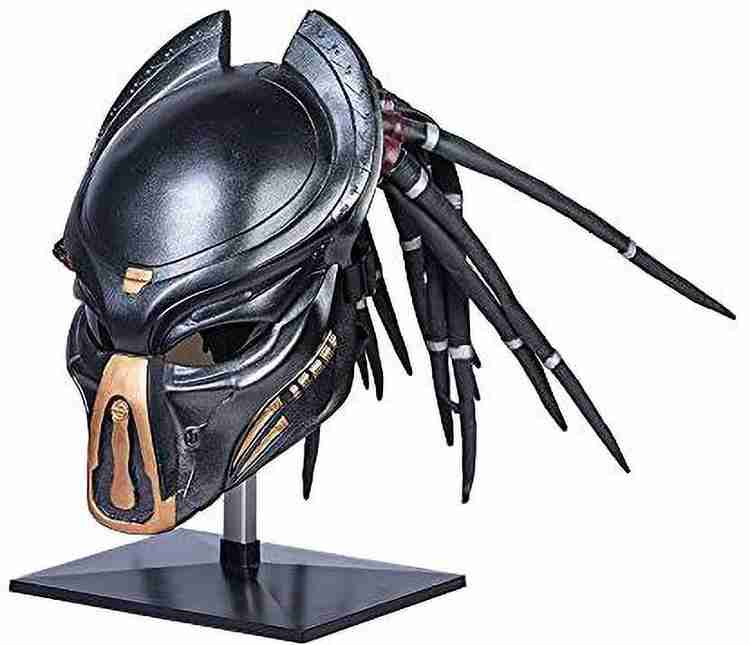 Coslive Predator Mask With Dreads Hair Cosplay Helmet Halloween