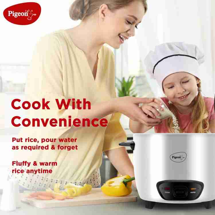 Pigeon rice deals cooker 1.8