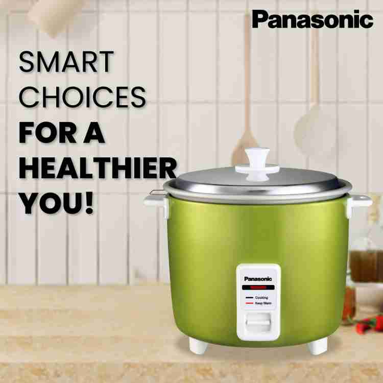 Electric Rice Cooker 5.4 Litres SR-WA 22H with extra cooking pan Panasonic  Electric Cooker Warmer – Plastic World