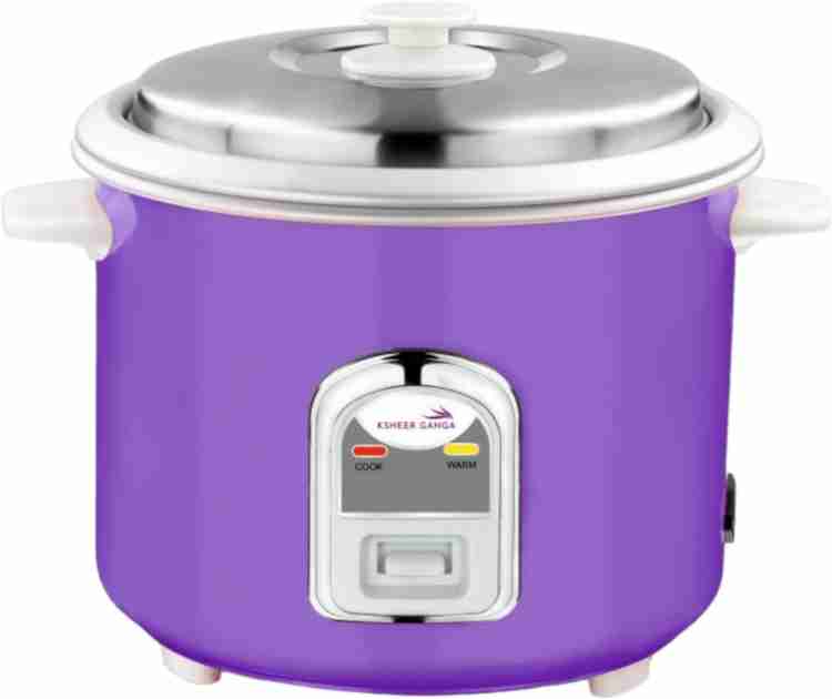 ksheer ganga RC 2.8 Electric Rice Cooker with Steaming Feature Price in India Buy ksheer ganga RC 2.8 Electric Rice Cooker with Steaming Feature Online at Flipkart