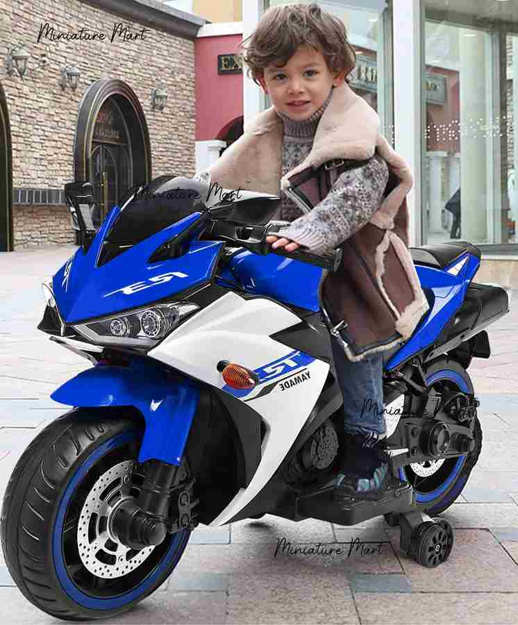 Miniature Mart Big Size Electic Motorcycle With Hand Accelerator 3 8 Year Kids Bike Battery Operated Ride On Price in India Buy Miniature Mart Big Size Electic Motorcycle With Hand Accelerator 3 8
