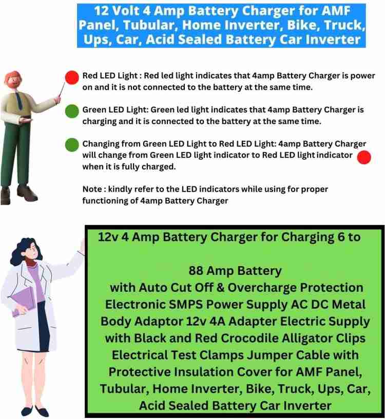 12 volt 4 on sale amp battery charger