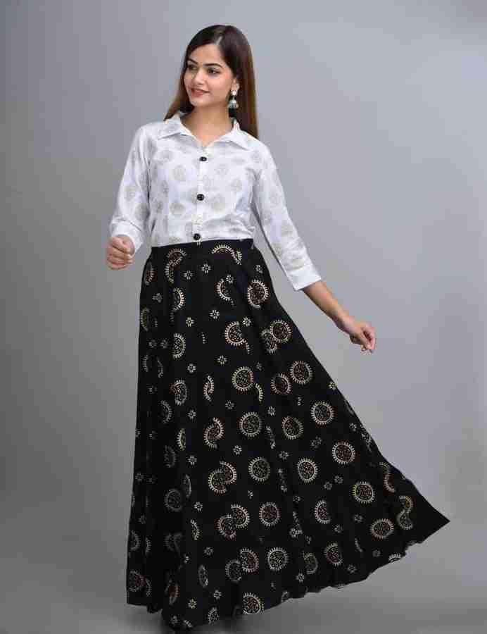 ETALICA Women Ethnic Top Skirt Set Buy ETALICA Women Ethnic Top Skirt Set Online at Best Prices in India Flipkart