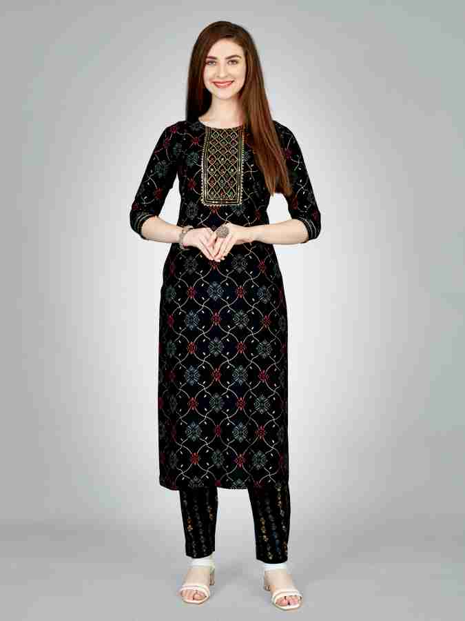 SAKSHI FASHION HUB Women Kurta Pant Set - Buy SAKSHI FASHION HUB Women  Kurta Pant Set Online at Best Prices in India