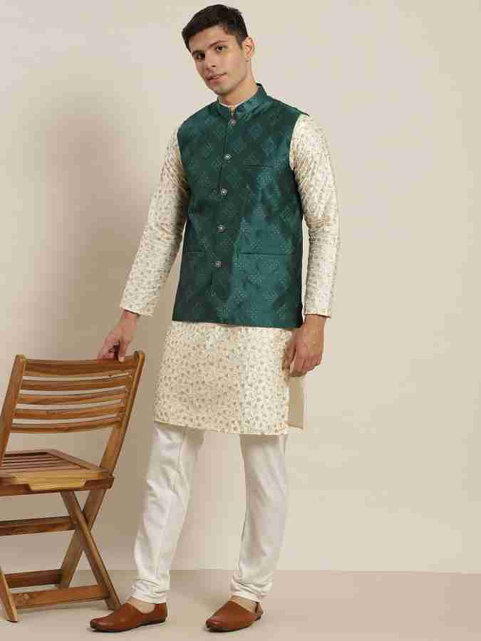 Ethnic half jacket hot sale over the kurta