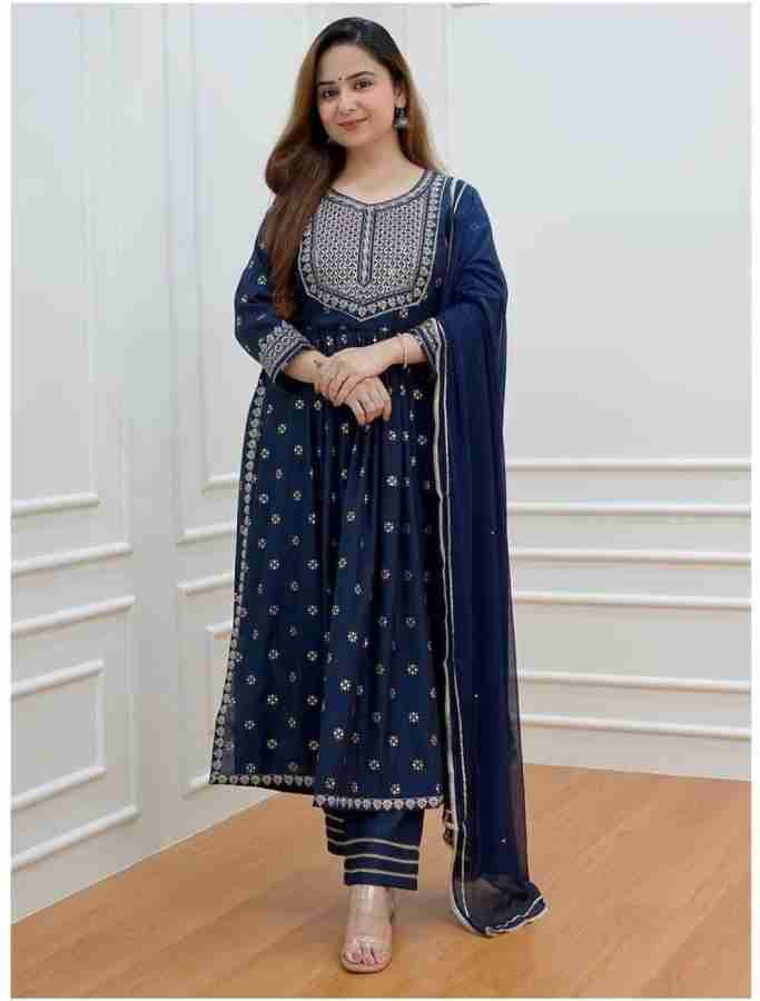 THREFIRST Women Kurti Pant Dupatta Set Buy THREFIRST Women Kurti Pant Dupatta Set Online at Best Prices in India Flipkart