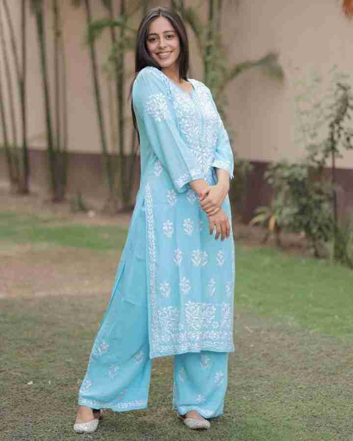 Palazzo suit set on sale flipkart