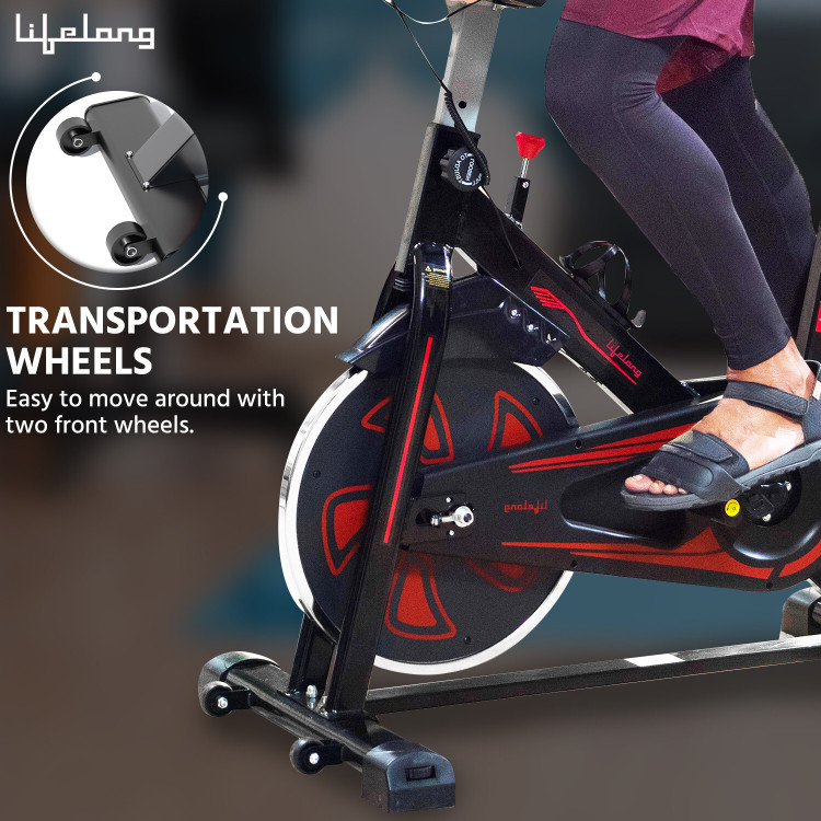 Fit Pro Pro Spin Bike Indoor Cycling Exercise Bike Good For Back